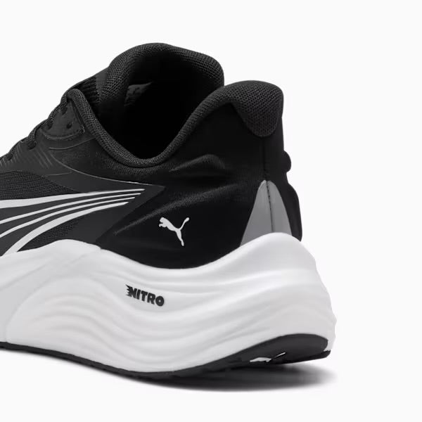 Puma Electrify NITRO 4 Running Shoes for Men – Lightweight Cushioning, All-Black
