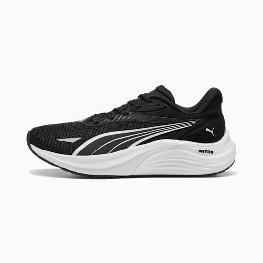 Puma Electrify NITRO 4 Running Shoes for Men – Lightweight Cushioning, All-Black