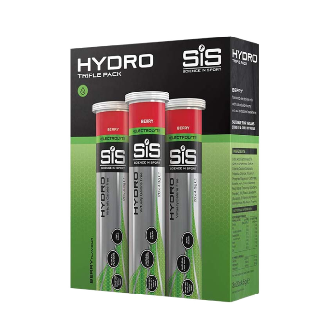 SIS Hydro Tabs – Berry Flavour Electrolyte Tablets 3 Pack