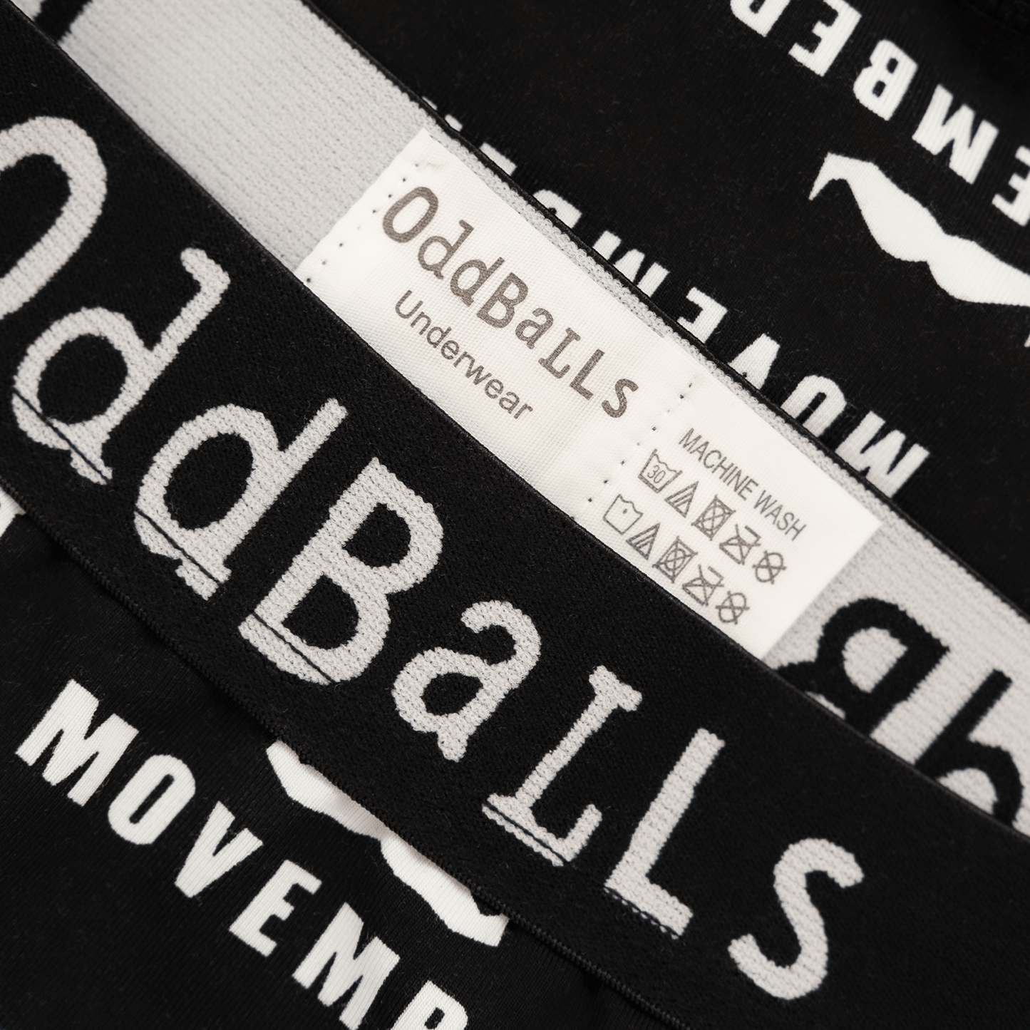 Oddballs x Movember - Mens Cotton Boxer Shorts